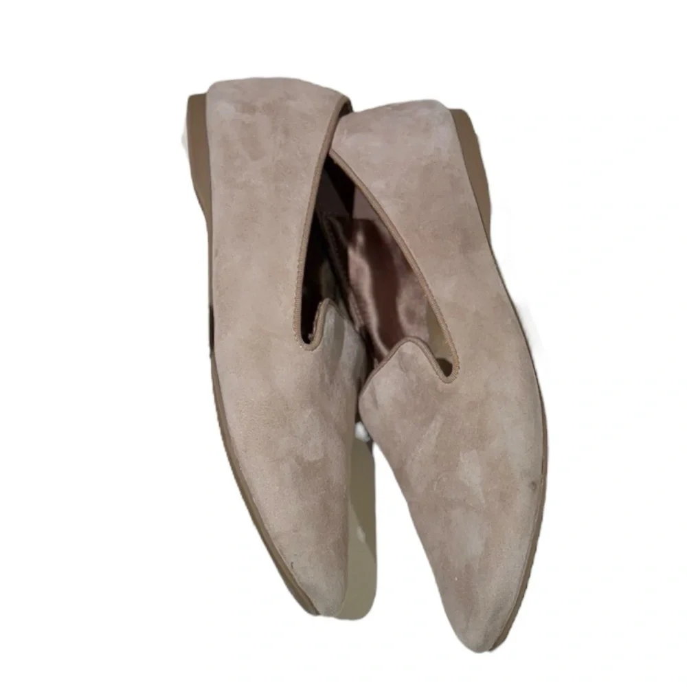 Birdies Tan Suede Loafers